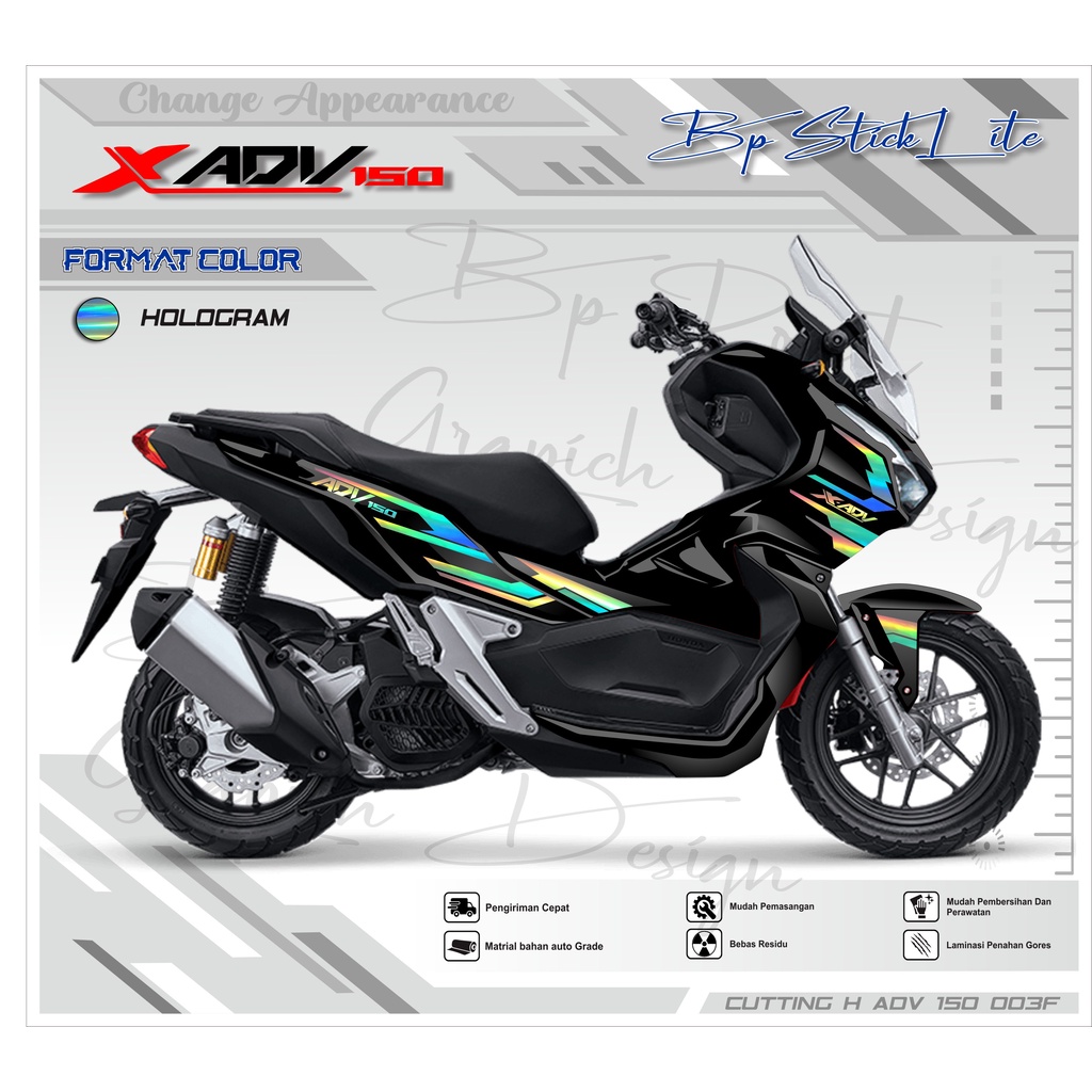 ADV 150 - CUTTING STICKER ADV 150 - STICKER CUTTING ADV 150 LIST VARIASI BODY MOTOR HONDA ADV 150 SP