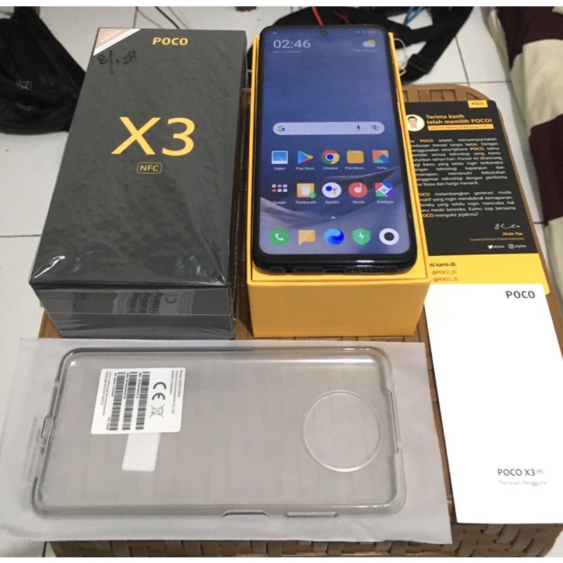 POCO X3 NFC 8/128 BARU 1 BULAN