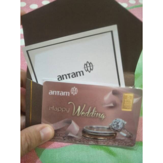 Gift Series Wedding Coklat ukuran 1gr Antam