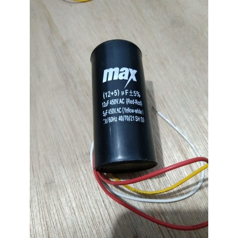 CAPACITOR mesin cuci 12uf+5uf