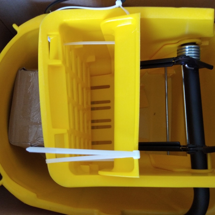 Single Bucket mop 24 L wringer trolley murah