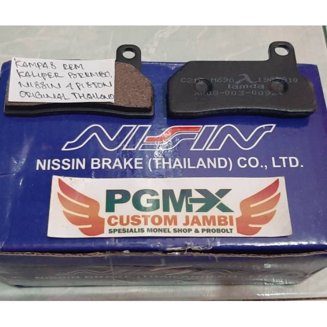 Kampas Rem Nissin Brembo 4 Piston Original Thailand