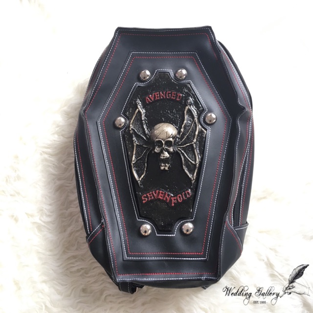 Tas ransel tas punggung backpack model peti (skull tengkorak) Sevenfold