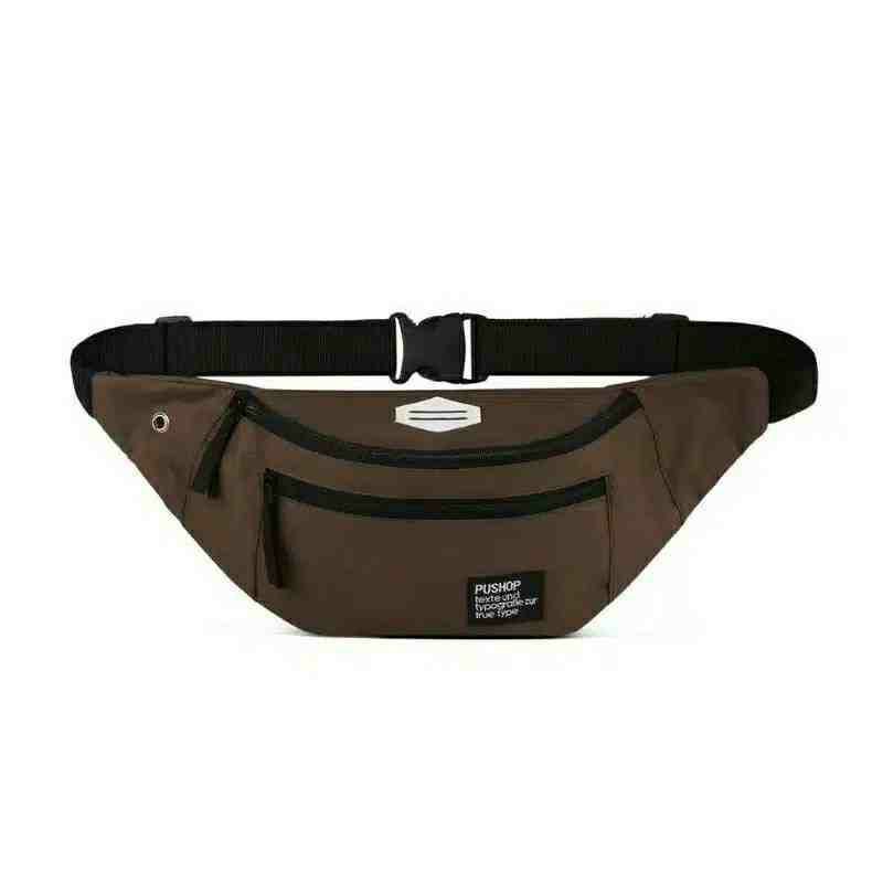 AQA COLLECTION - TAS PRIA / WAISTBAG  DISTRO / TAS PINGGANG SELEMPANG AQA-0063#