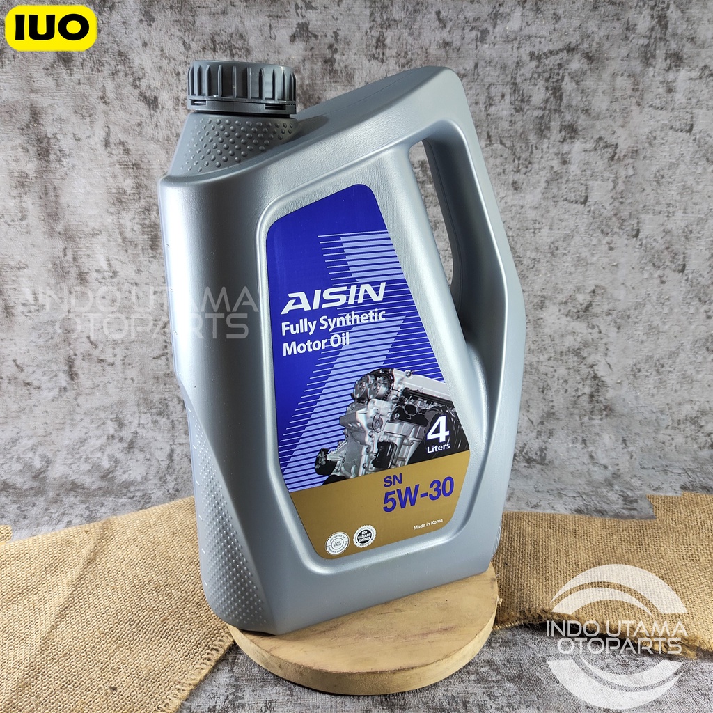 Oli Aisin 5W 30 API SN/ CF FULLY SYNTHETIC isi 4 ltr ASLI