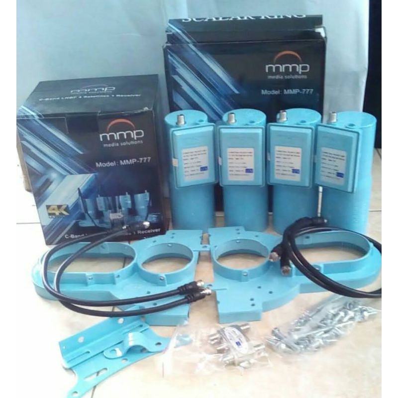 LNB MMP C-BAND 4 SATELIT SATU RESEIVER