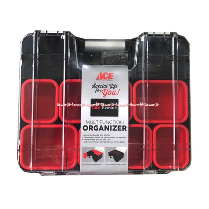 Ace Multifunction Organizer Kotak Box Dengan Sekat Bisa Dilepas Di Koper Multifungsi 8 Tubs Custom