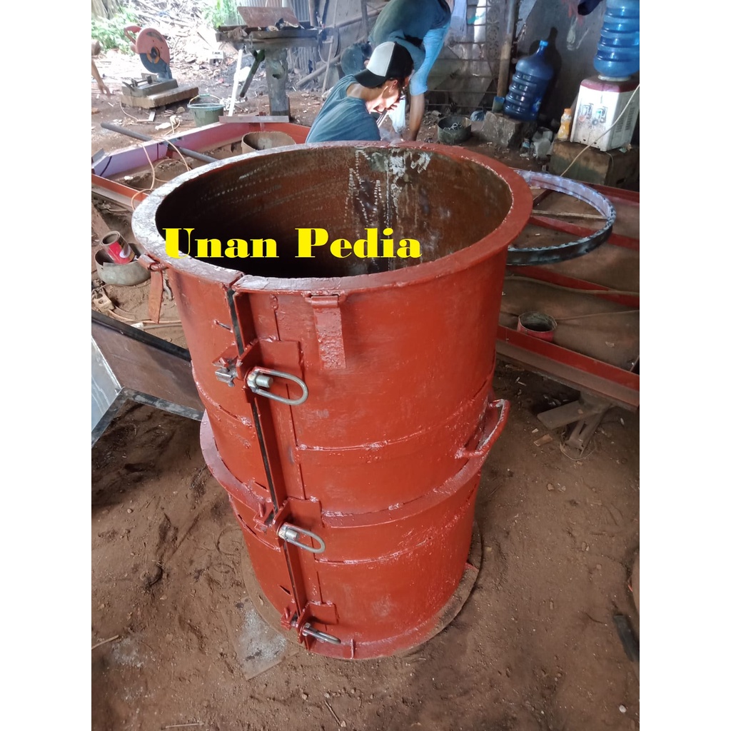 Cetakan Sumur Resapan Gorong Gorong Ukuran 60 x 100 cm - Cetakan Buis Beton Gorong Gorong - Cetakan 