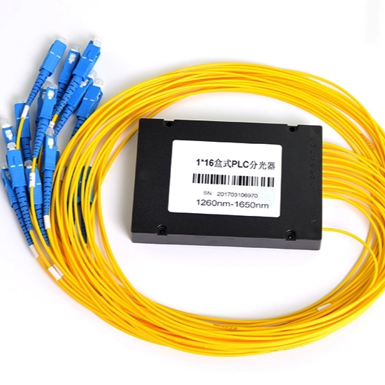 TERBARU Passive Splitter 1-16 Modular Besar SC UPC Fiber Optik