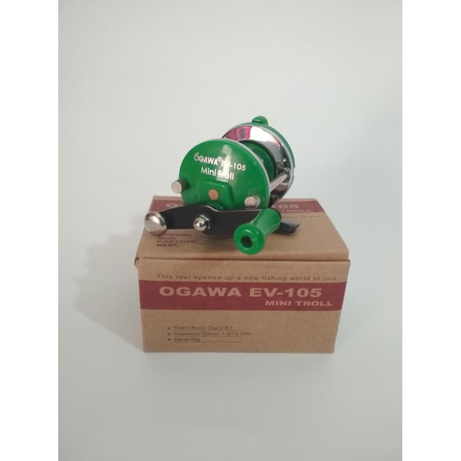 Mini Troll Ogawa Ev-105 Reel Pancing