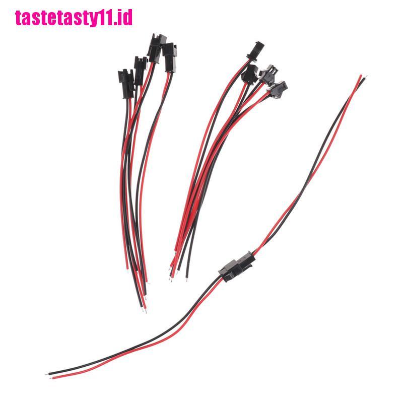 10 Pcs Konektor Adapter Baterai 2 Pin Untuk LED Strip