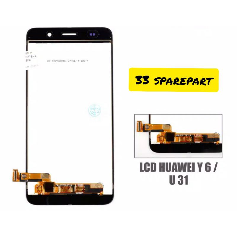 LCD FULLSET HUAWEI Y6-U31 / y6 scl-u31 / y6 lite scl-l21 / y6 4g / honor 4a ori