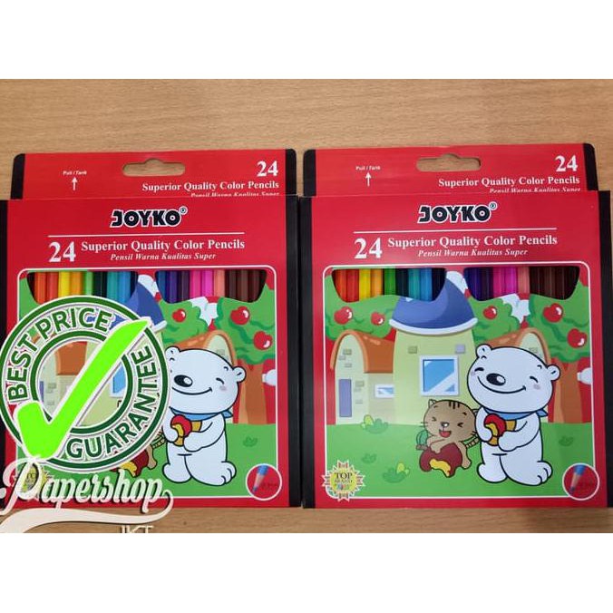 

Sale!! Grosir!!! Pensil Warna 24 Joyko Cp-24Pb ( 24 Color ) Terbaru