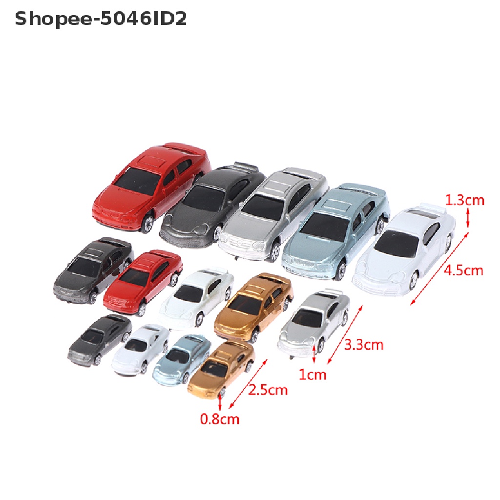 Shopee-5046id2 Mainan Miniatur Truk Kontainer Skala 1: 100-200 Untuk Dekorasi Rumah Boneka