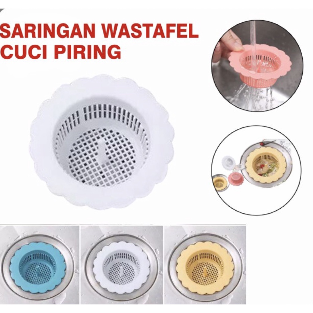 Saringan afur wastafel bak cuci piring PVC sink dapur