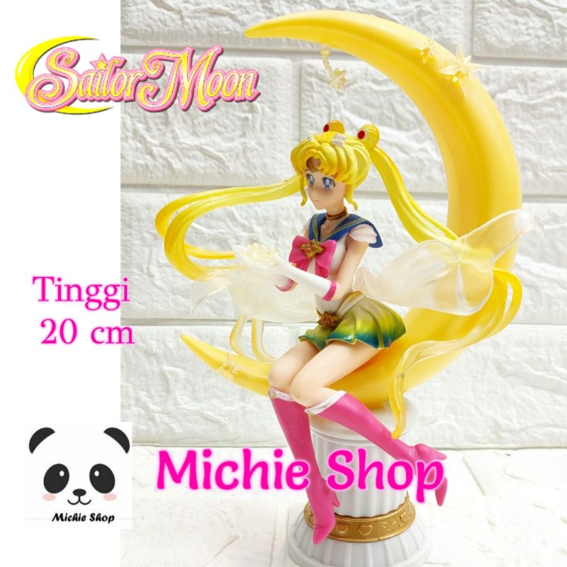 Action Figure Sailor Moon Usagi Princess 20 cm Topper Anime Sailormoon