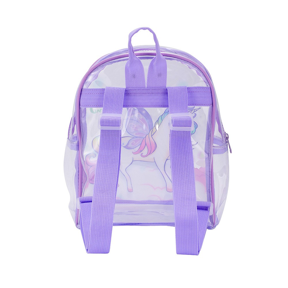 Tas Ransel Unicorn transparant PVC anti air waterproof tas renang tas plastik tas punggung anak perempuan kado ultah anak perempuan TAS BLINGBERRY ORIGINAL IMPORT TAS BLINGBERRY GROSIR ultah unicorn tas import kado ultah