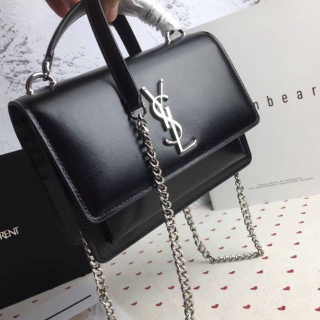 YSL SUNSET SMALL TOP HANDLE BAG 60018 / TAS WANITA / MIRROR QUALITY