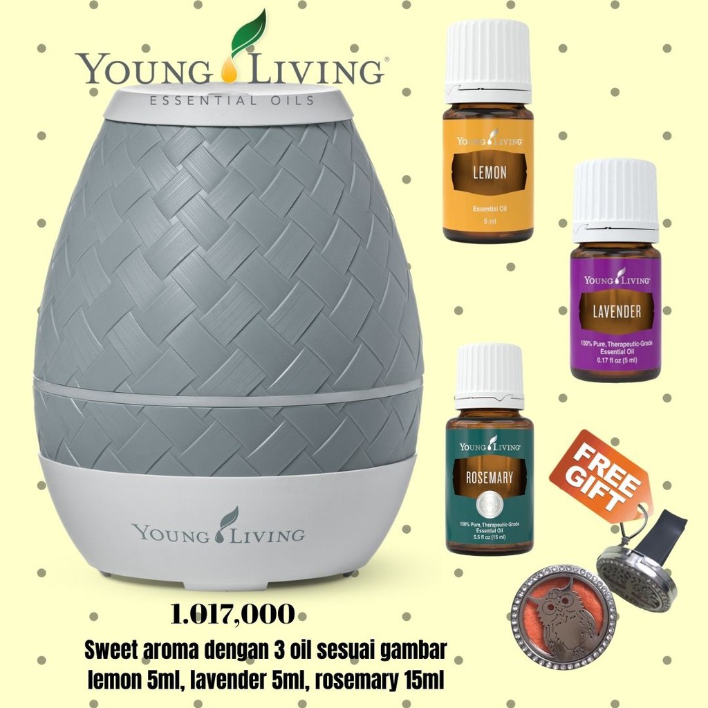 sweet aroma diffuser lemon lavender rosemary free car vent diffuser young living yl