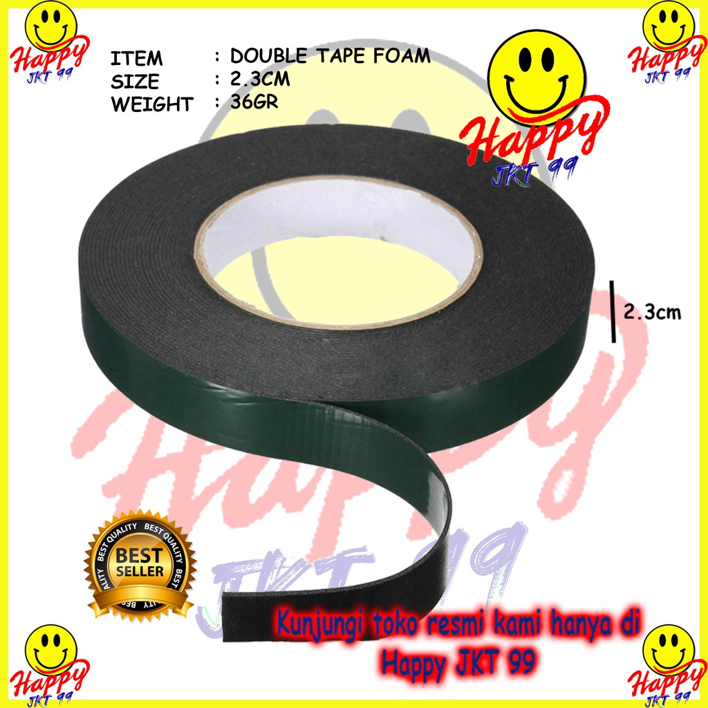 [ HAPPY JKT 99 ] DOUBLE TAPE BUSA FOAM 2.2CM X 5M