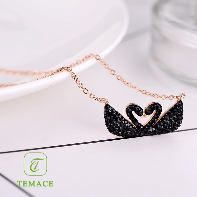 Kalung Titanium premium Lapis Emas 18K Model angka romawi rantai classic