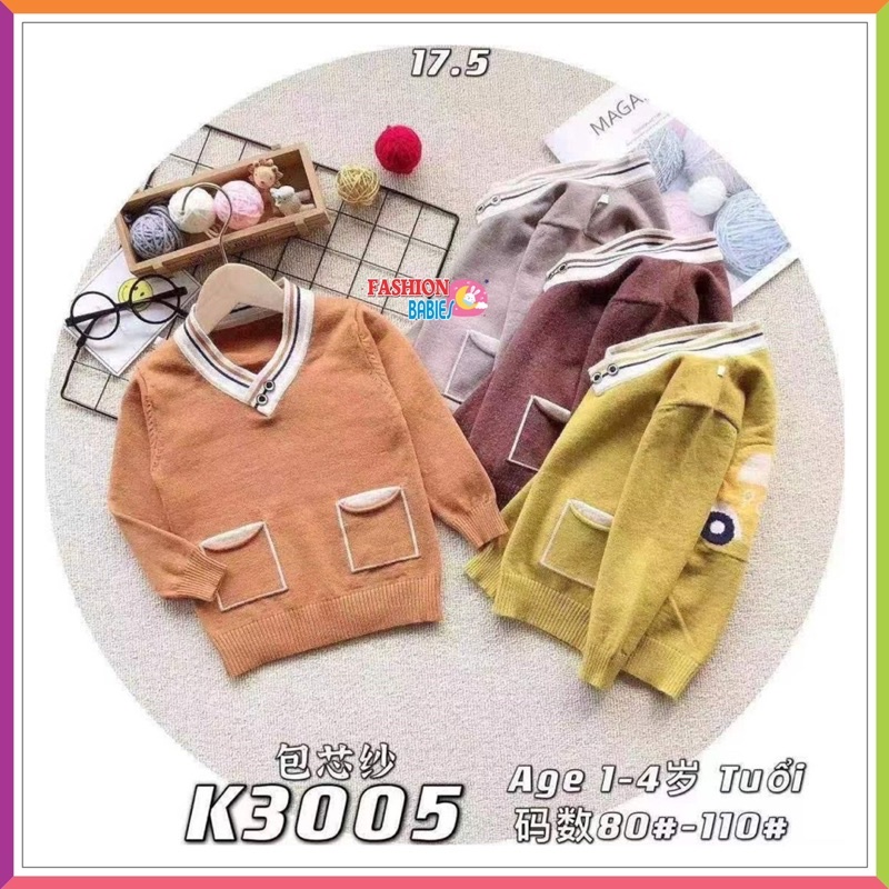 ❤ Fashionbabies ❤ SWEATER IMPORT PREMIUM BOY OBLONG 1-4 TH