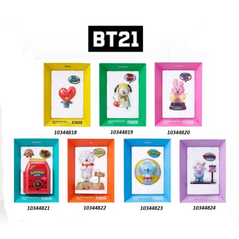 READY BTS  BT21 INTERACTIVE TOYS LINE FRIENDS COLLECTION BA BUMP TATA CHIMMY RJ MANG SHOOKY KOYA COO