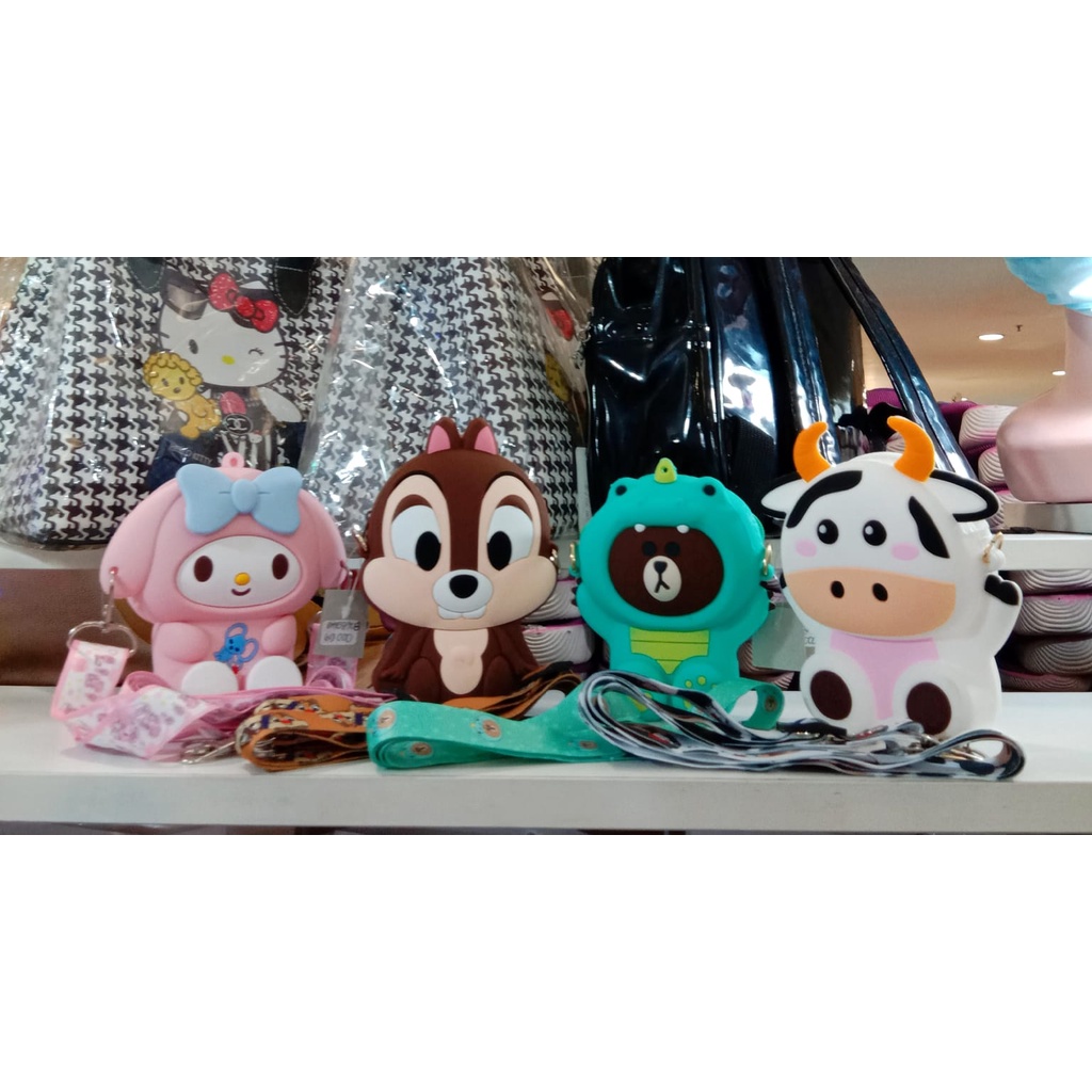 Tas Jelly Karakter Import/Tas Selempang Anak BAG870