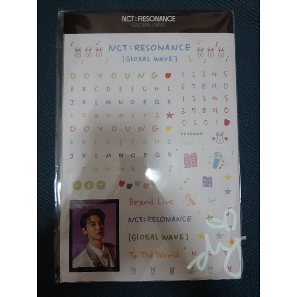 nct beyond live resonance scrap book deco sticker doyoung (STICKER ONLY)