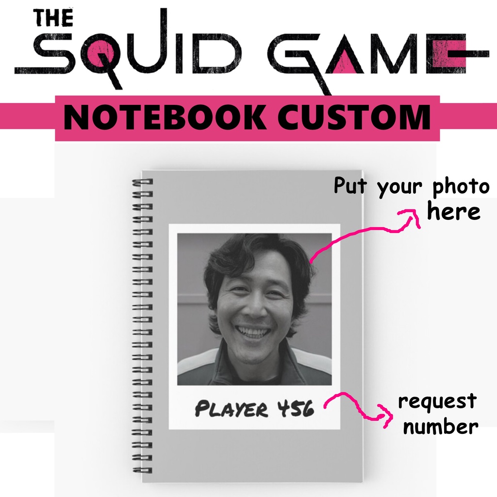 

CUSTOM NOTEBOOK SQUID GAME AESTHETIC