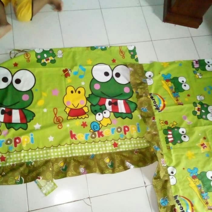 Tirai Dapur Hordeng Dapur Gorden Dapur Karakter Motif