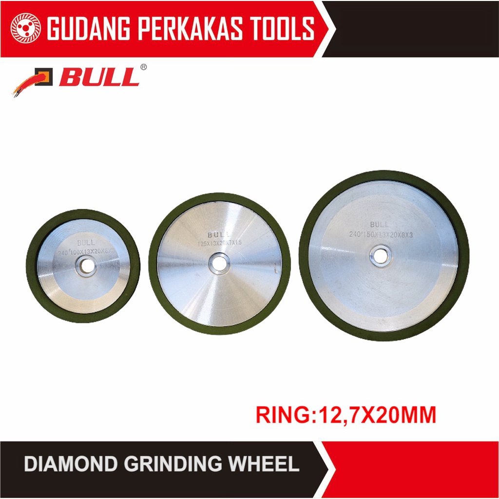 Bull diamond asah #240 Hijau OBRAL 