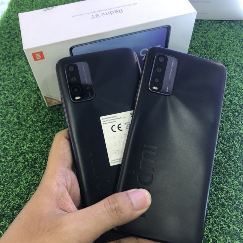 redmi 9t ram 6/128gb second fullset ori