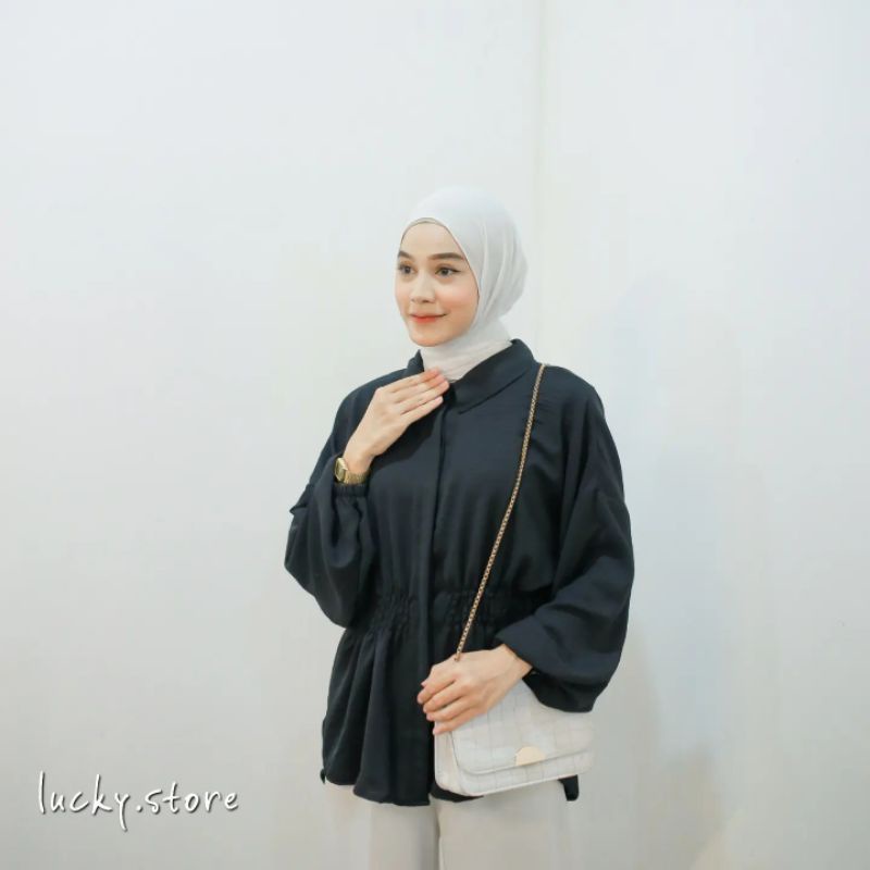 PRILLY BLOUSE CRINKLE//KEYY BLOUSE