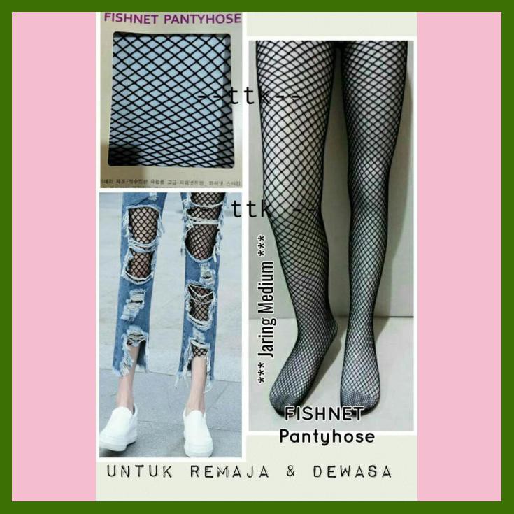 STOCKING JARING / FHISNET FASHION / STOCKING / CELANA