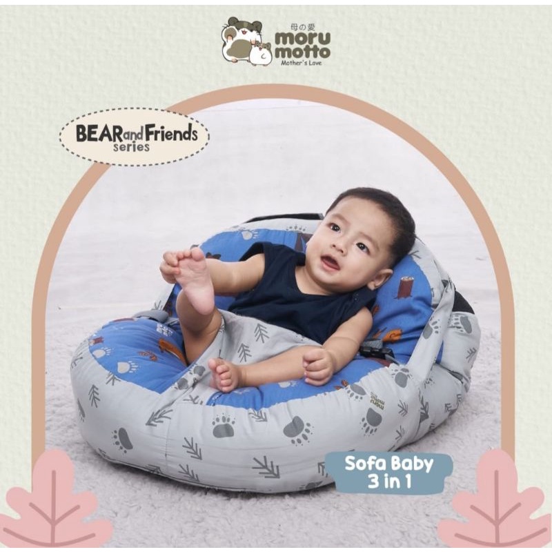 Moru Motto Sofa Bayi Bear n Friends MMK9002