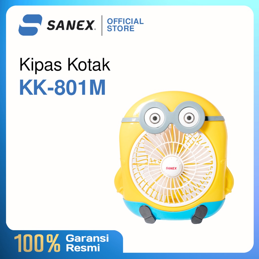 SANEX 8 inch Kipas Angin Karakter Listrik KK-801M