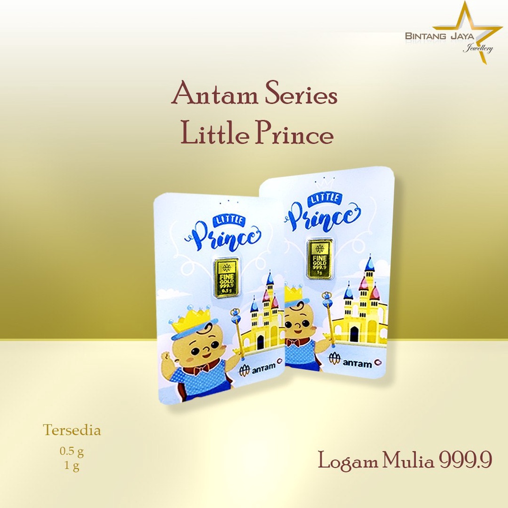 EMAS LOGAM MULIA HADIAH GIFT SERIES ANTAM HARTADINATA 9999 EMAS KITA 0.5 & 1 GRAM GR-BABYBOY
