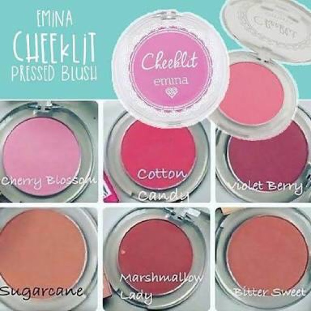 Emina Cheeklit Pressed Blush On