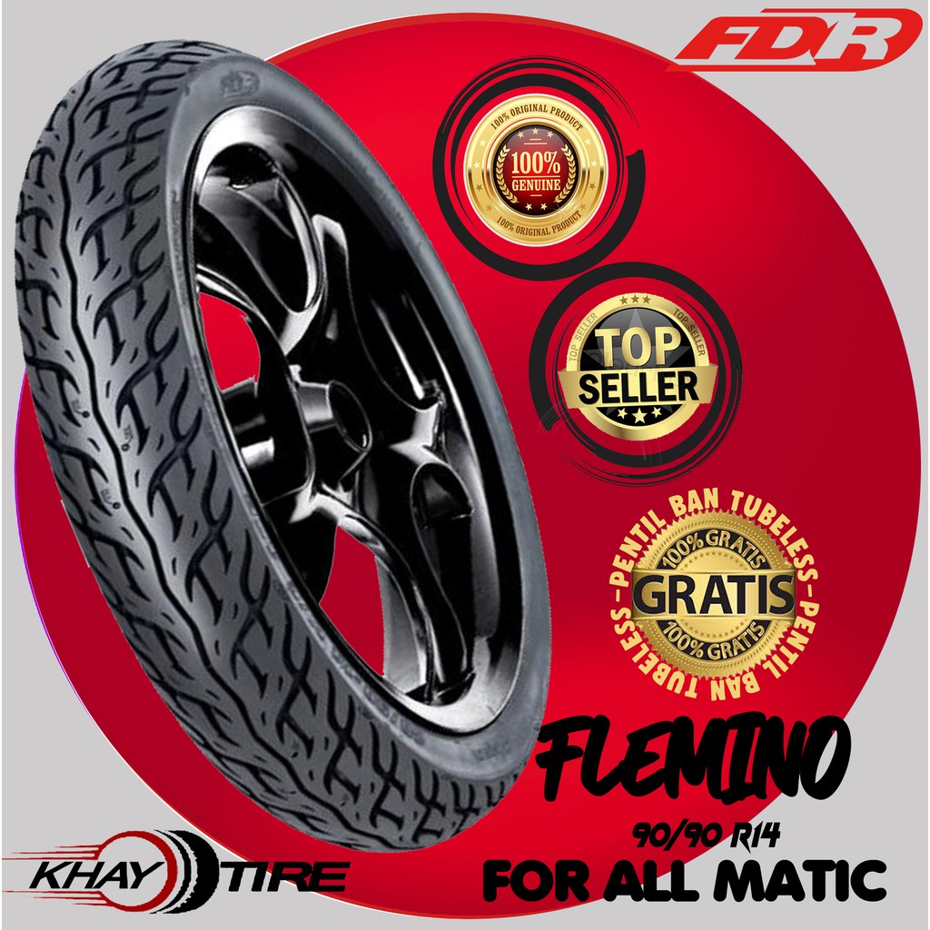  Ban  Motor  Matic  FDR  FLEMINO 90 90 Ring  14  Tubeless 