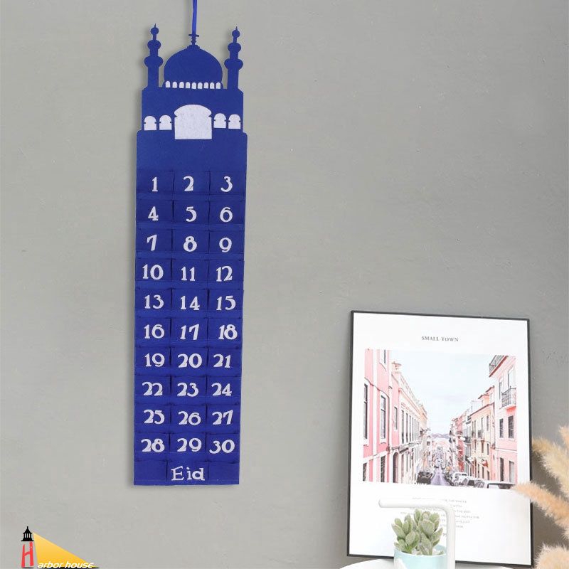 Yum Kalender Gantung Hitung Mundur Idul Fitri Ramadan Bahan Kain Shopee Indonesia