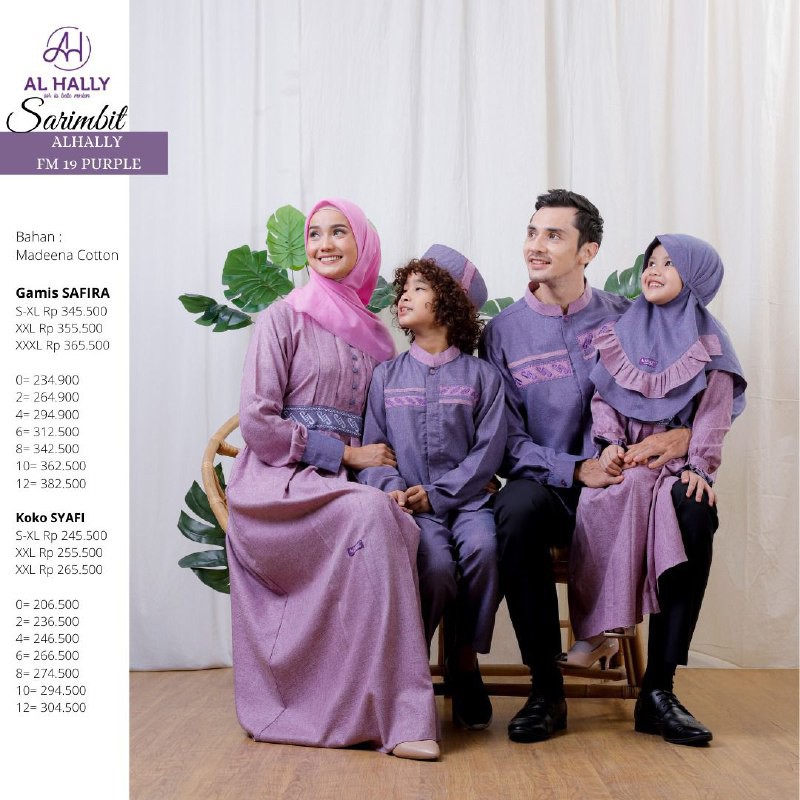 Sarimbit AL HALLY FM 19 PURPLE || Upmore Bekasi || Cod Bekasi