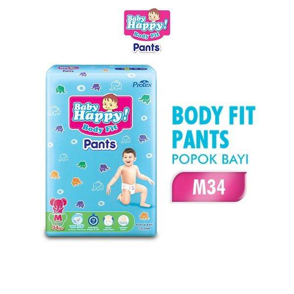 Baby Happy Fit Pants M32/ L28 / XL26 / XXL24 popok Celana [KHUSUS CARGO/ INSTAN/SAMEDAY]