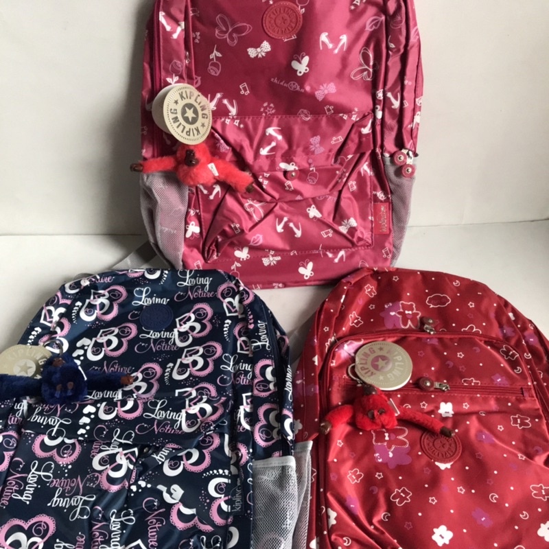 Tas Kipling Bag 8023 ransel backpack motif
