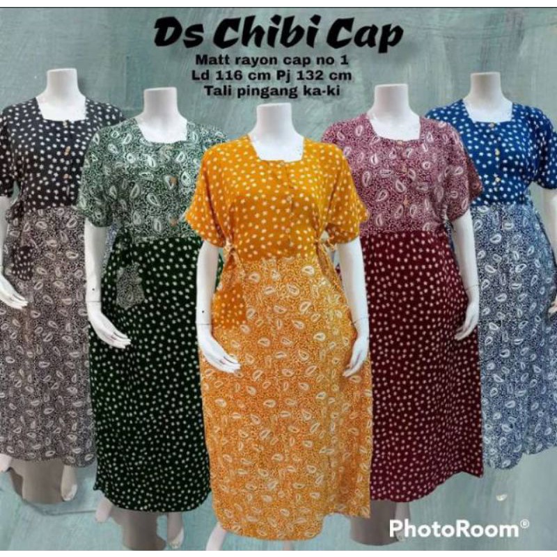 Daster Chibi Cap Motif Star Batik Daster Summer by Batik LF Lady Fashion