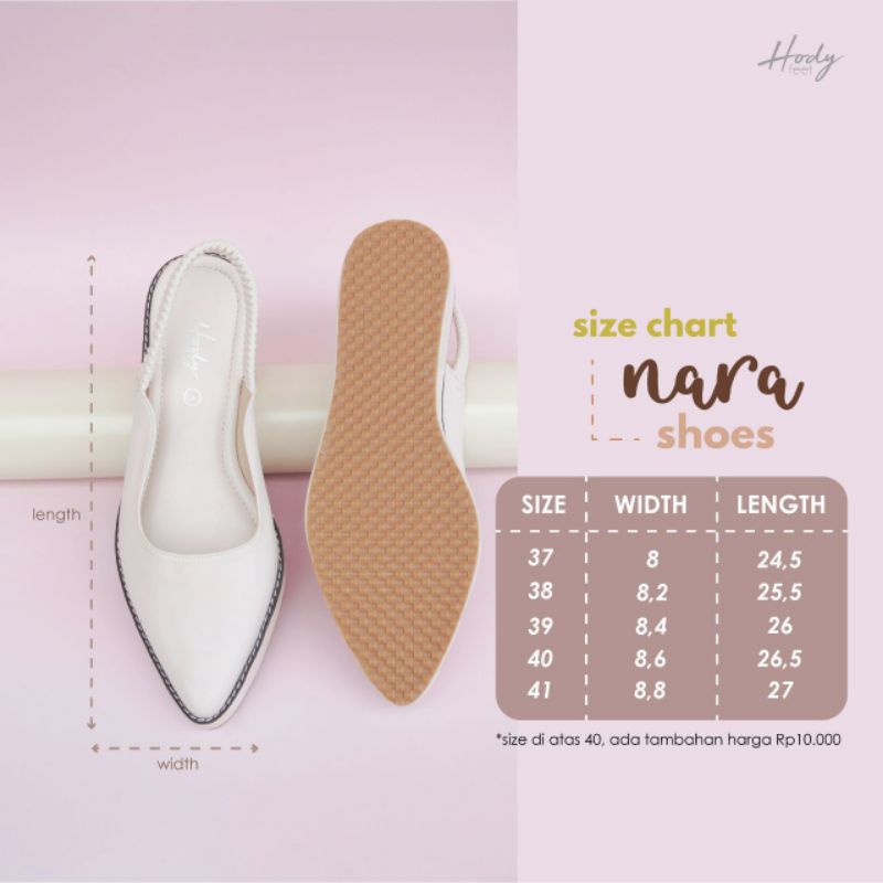 Nara shoes/sepatu Nara/Sepatu Hody