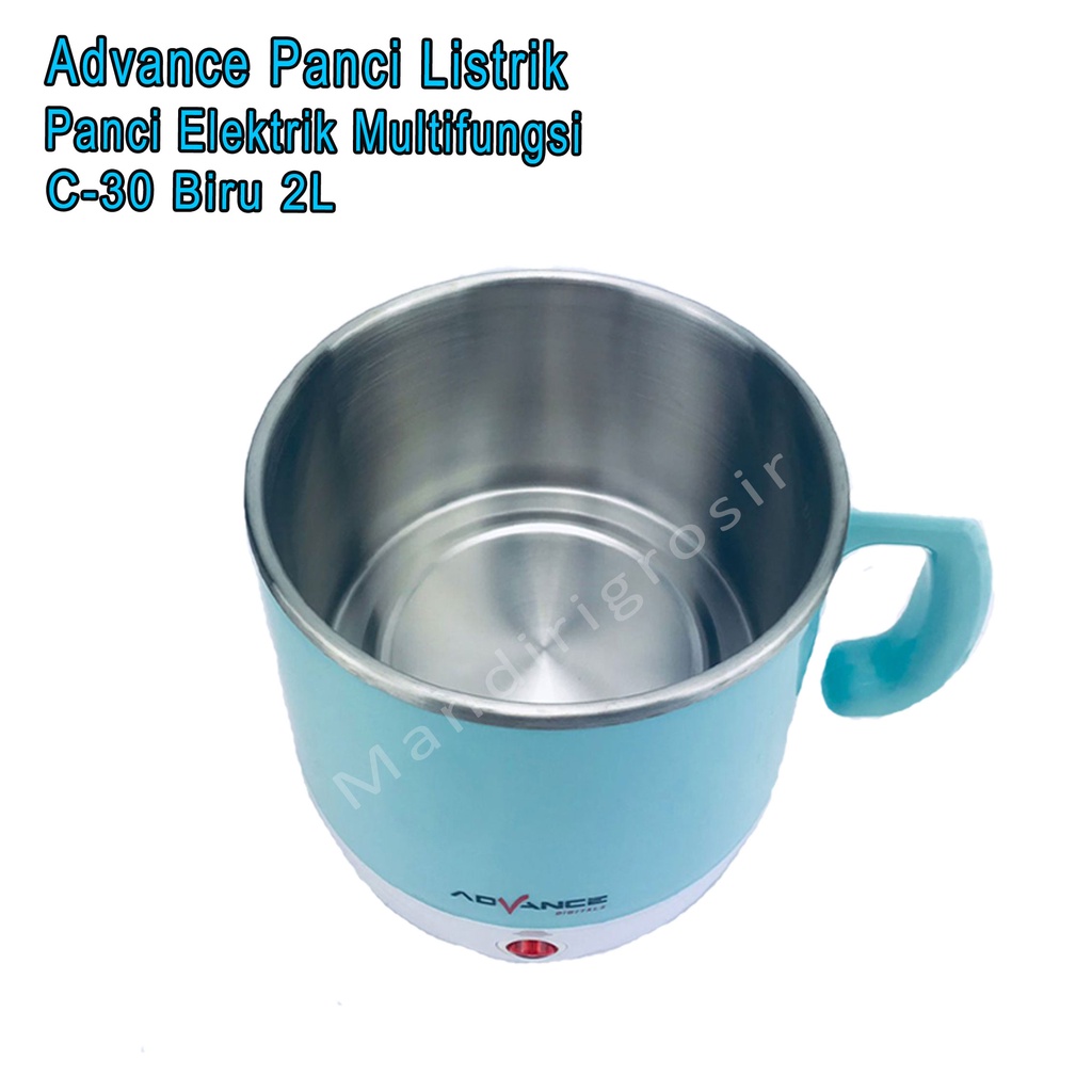 Panci Listrik * Advance * Panci Elektrik Multifungsi * C-30 Biru 2L