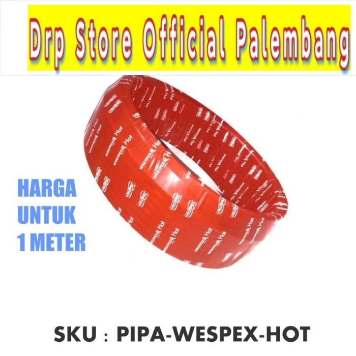 SELANG PIPA AIR PANAS HOT WATER PIPE 16MM - 1 METER METERAN