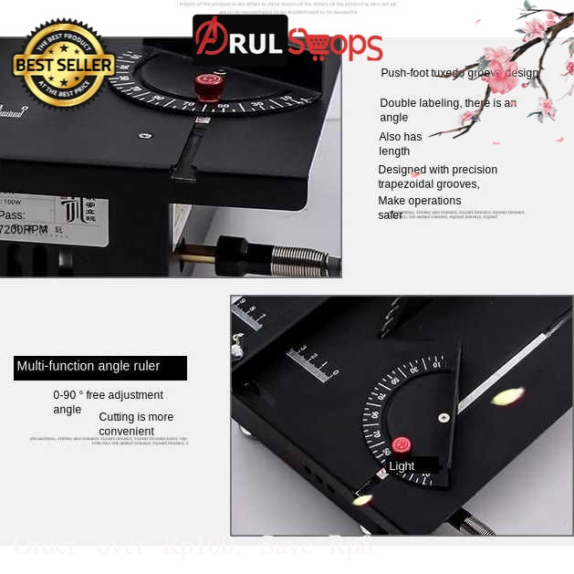 WOLIKE Table Saw Mesin Potong Mini Serbaguna DIY 100W - T5