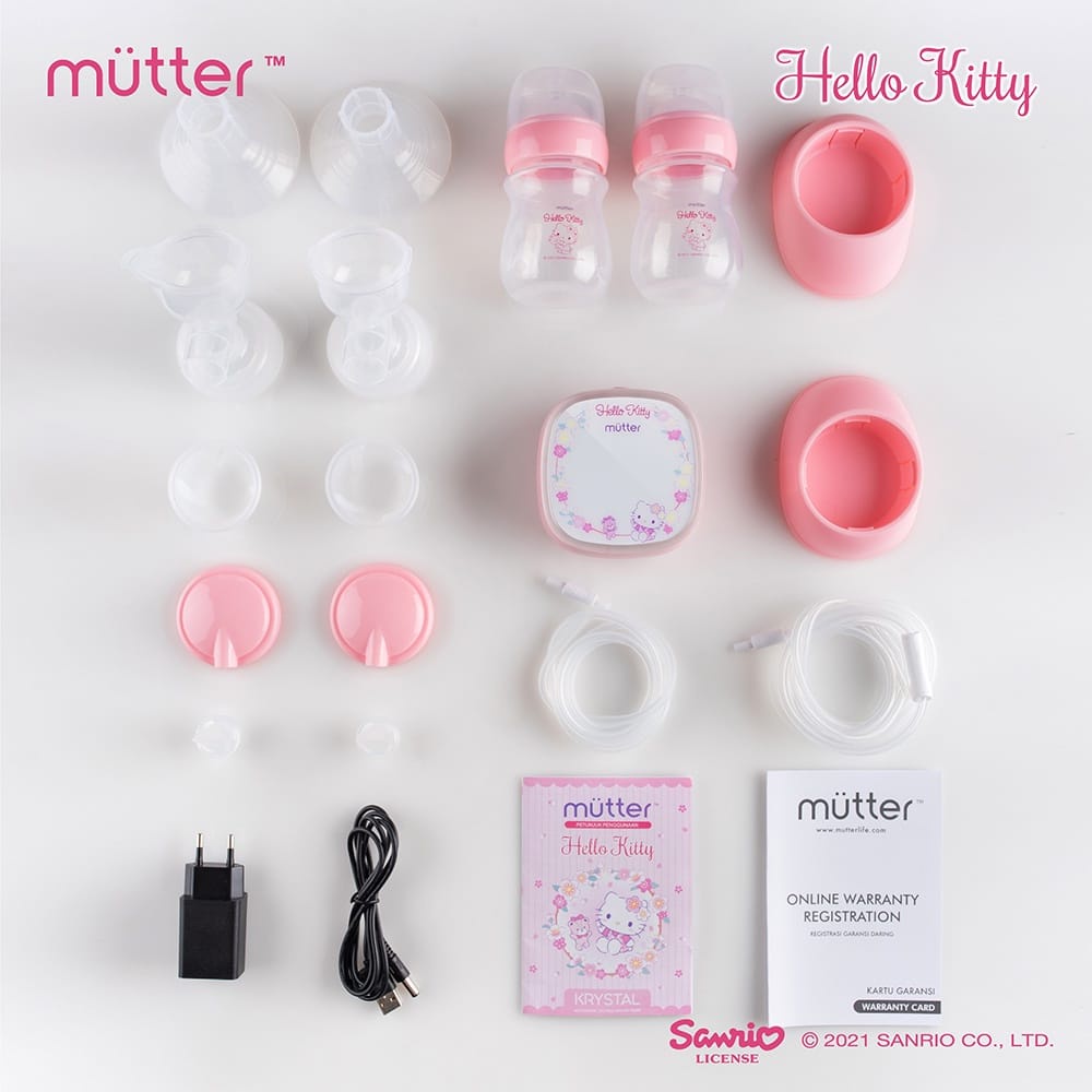 Mutter 918HK Krystal Double Breastpump / Pompa Asi Elektrik